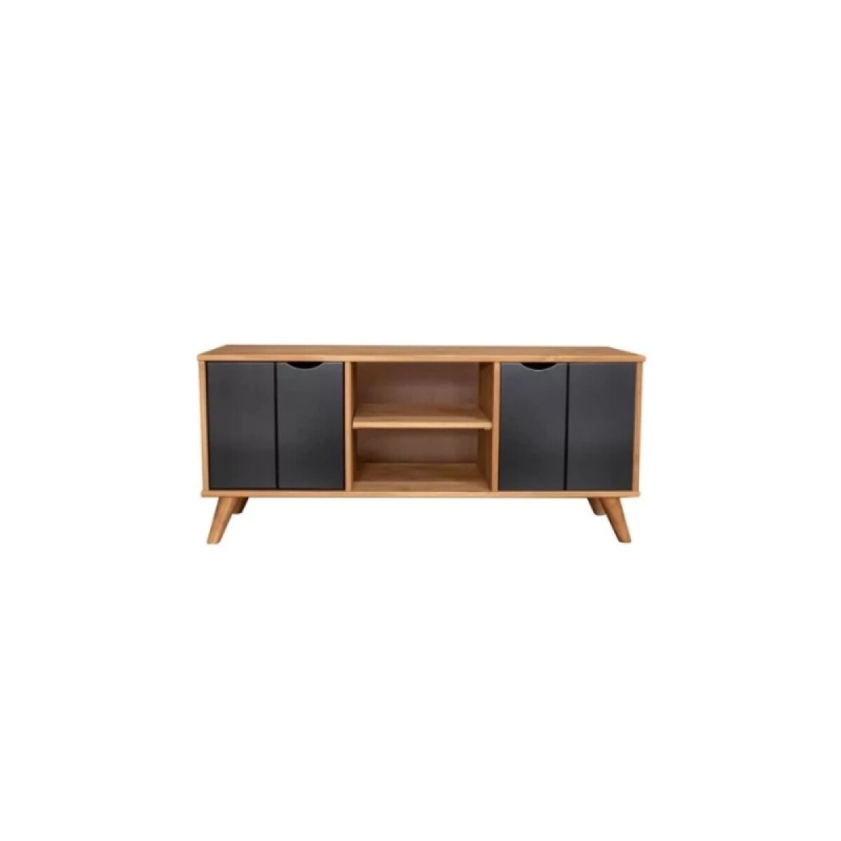 Rack Dublin 2 Cajones Miel/negro 2061 