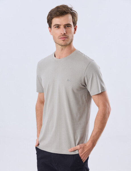 REMERA BÁSICA DE ALGODÓN Khaki