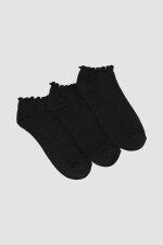Pack x3 plantinas volado y lurex Negro