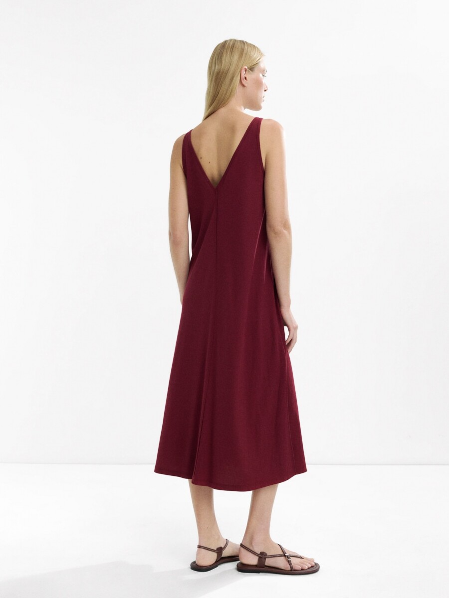 Vestido T Display 1 June burdeos