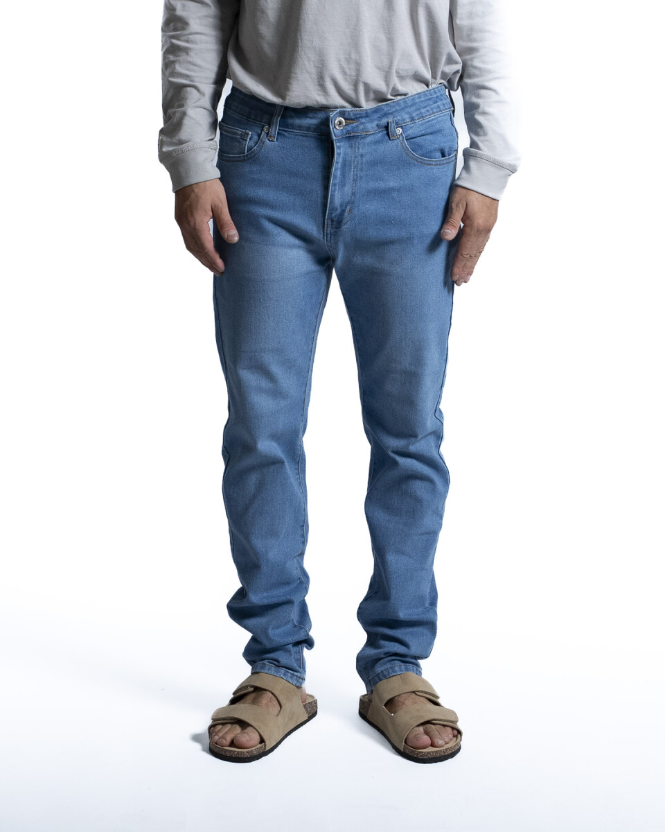 Jean Regular Fit Largo 30 - Celeste 