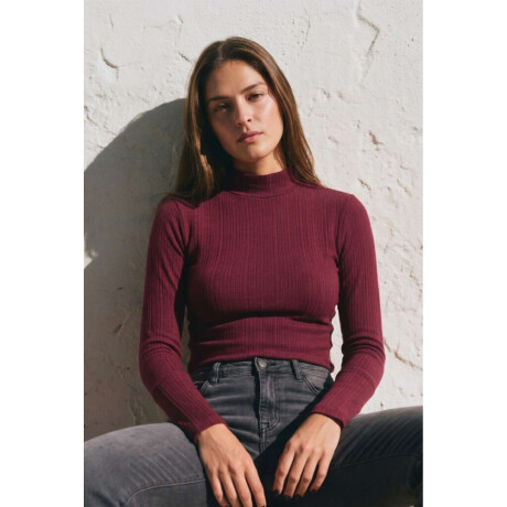 Polera Burdeos