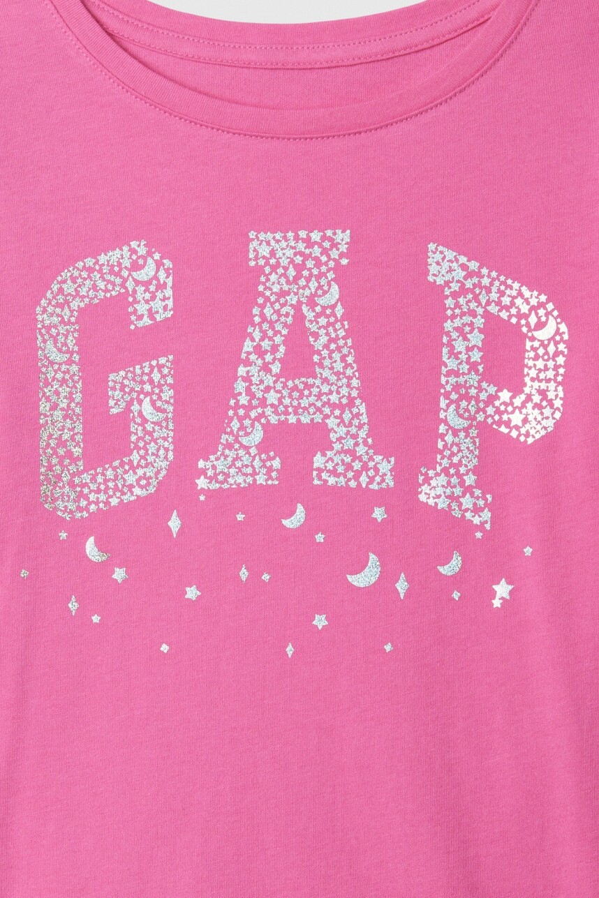 Remera Gráfico Manga Larga Niña Happy Pink