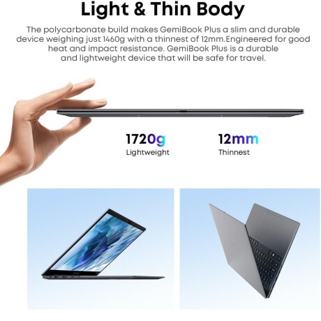 Notebook Chuwi Gemibook Plus N100 8GB 256GB 15.6' Notebook Chuwi Gemibook Plus N100 8GB 256GB 15.6'