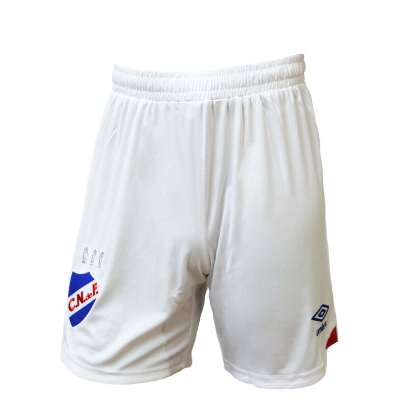 Short de Hombre Umbro Nacional Home Oficial 2025 Blanco - Rojo