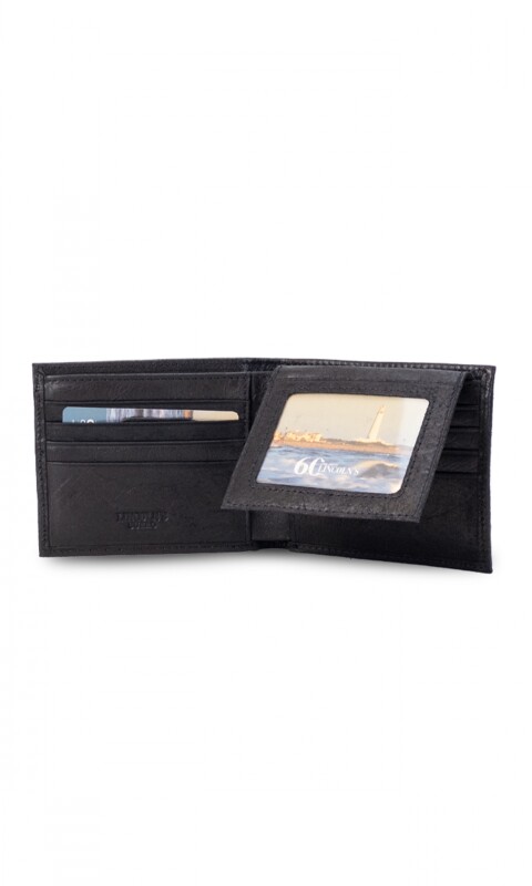 BILLETERA CUERO ATLANTIS NEGRO