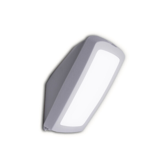 Aplique LED pared gris IP66 E27 no incl. GERMANA FL0755