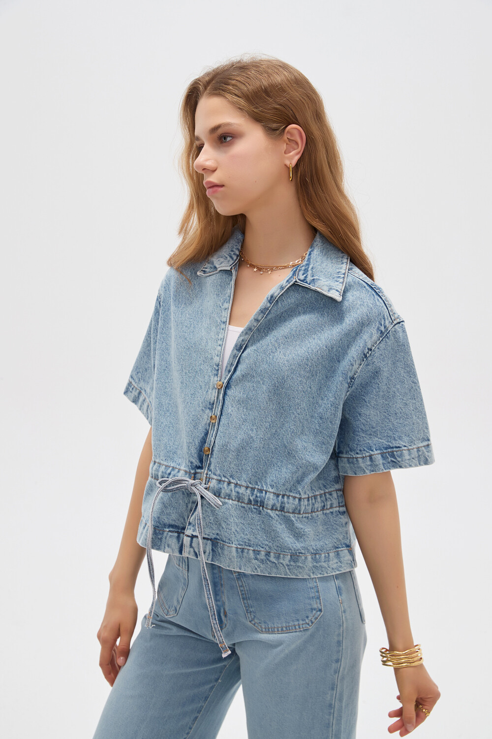 Blusa Larea Celeste