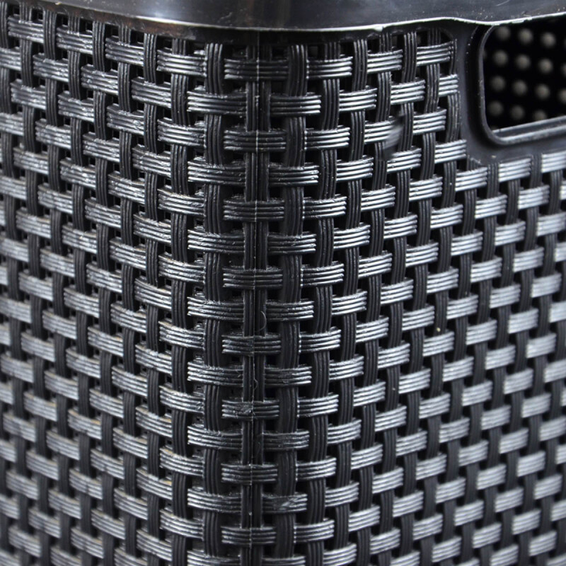 Caja ratán 40 lts NEGRO