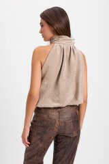 Blusa Fluida Beige
