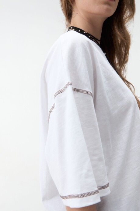 REMERA GARA LISA Blanco