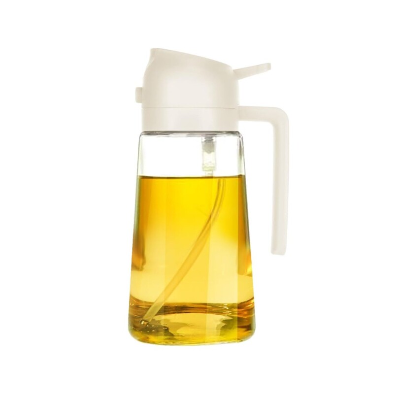 Dispensador Rociador Aceite 2 En 1 Pulverizador Cocina 470ml Beige Dispensador Rociador Aceite 2 En 1 Pulverizador Cocina 470ml Beige
