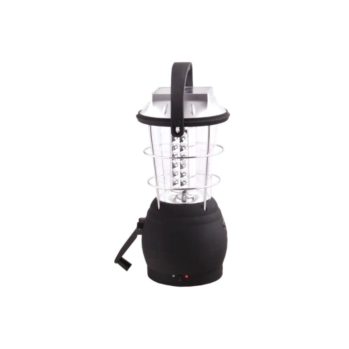 Farol 36 led Solar + Recargable + Dinamo + Pilas 