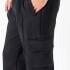 Pantalon Cargo Liso Negro