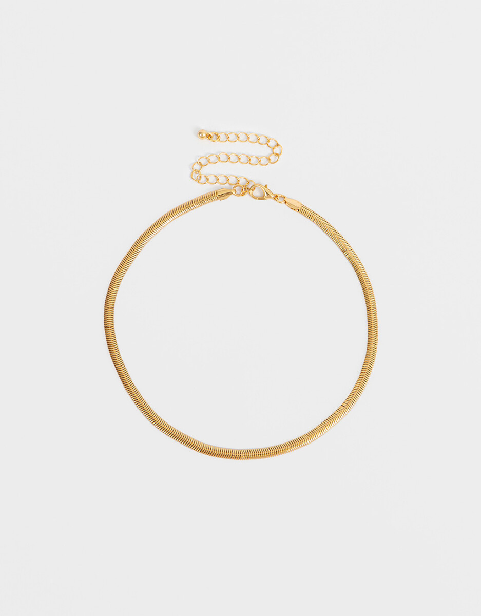 Choker Bañado En Oro 