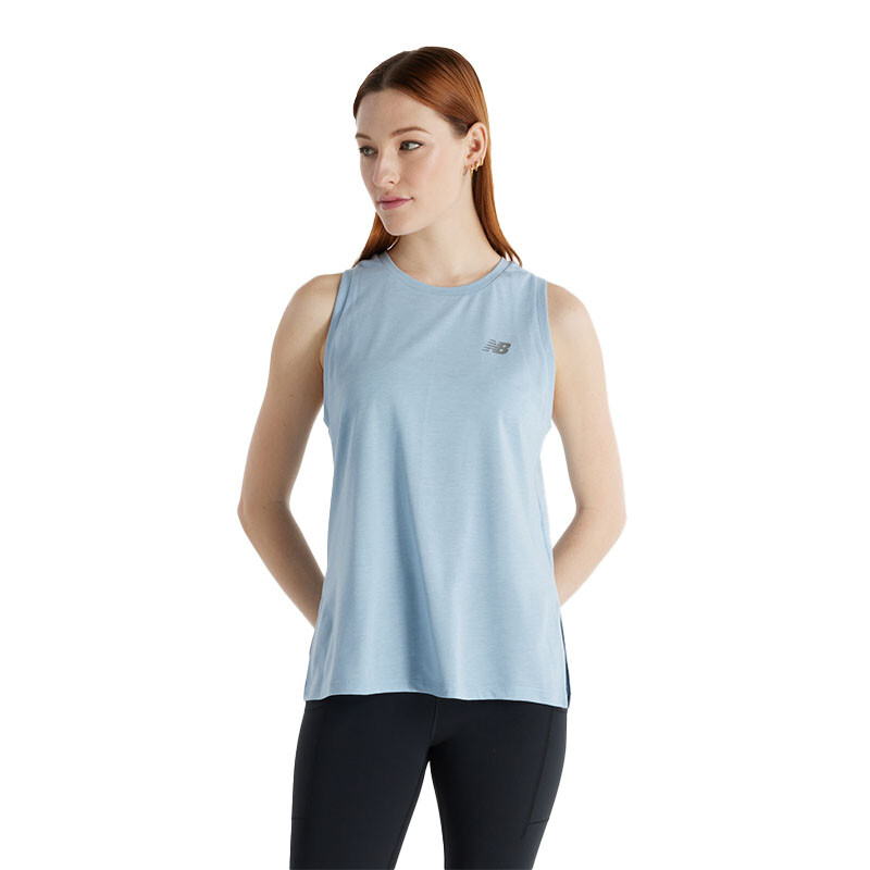 Musculosa New Balance Sport Essentials Azul