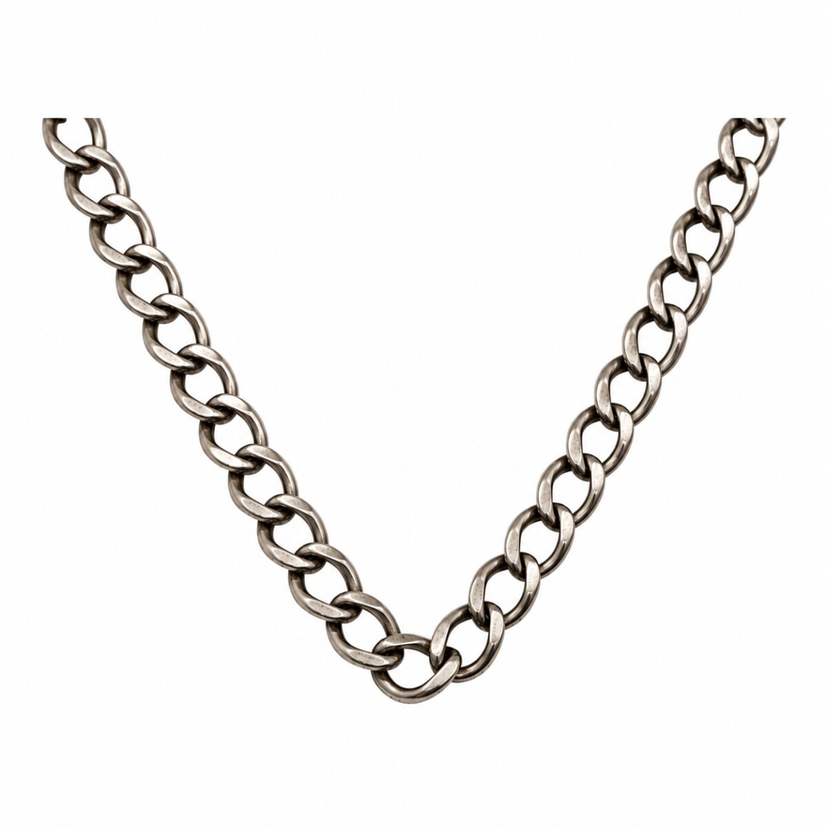 Cadena Cubana - Plata 925 - Sin Piedra - CD3521 - sinpiedra 