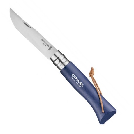 Navaja N°08 Inoxidable Azul