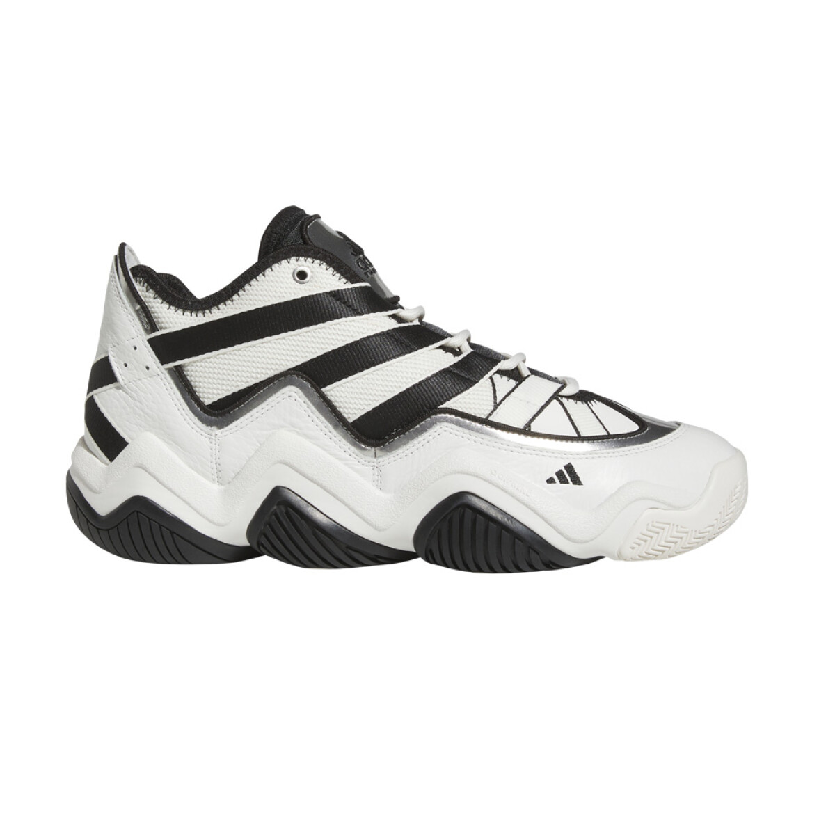 Championes adidas Top Ten 2010 - Core White / Core Black / Silver Metallic 