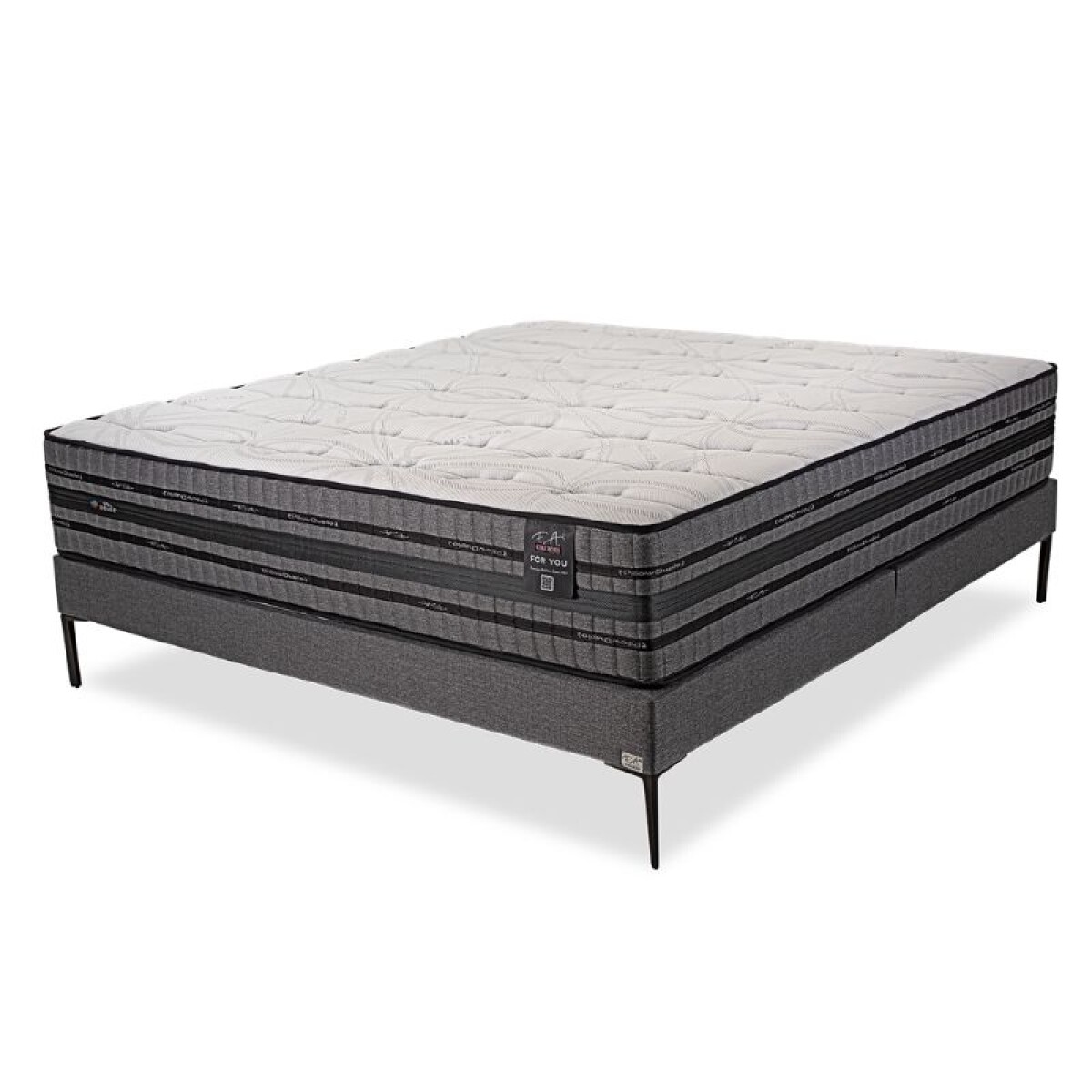Somier Resorte For You - 2 Plazas 138x188x36 