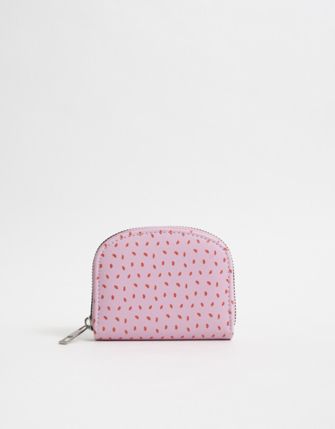 Tarjeteros Tarjetero Estampado - Rosa Viejo