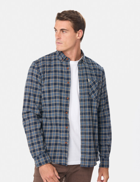 CAMISA DE VIYELA Piedra