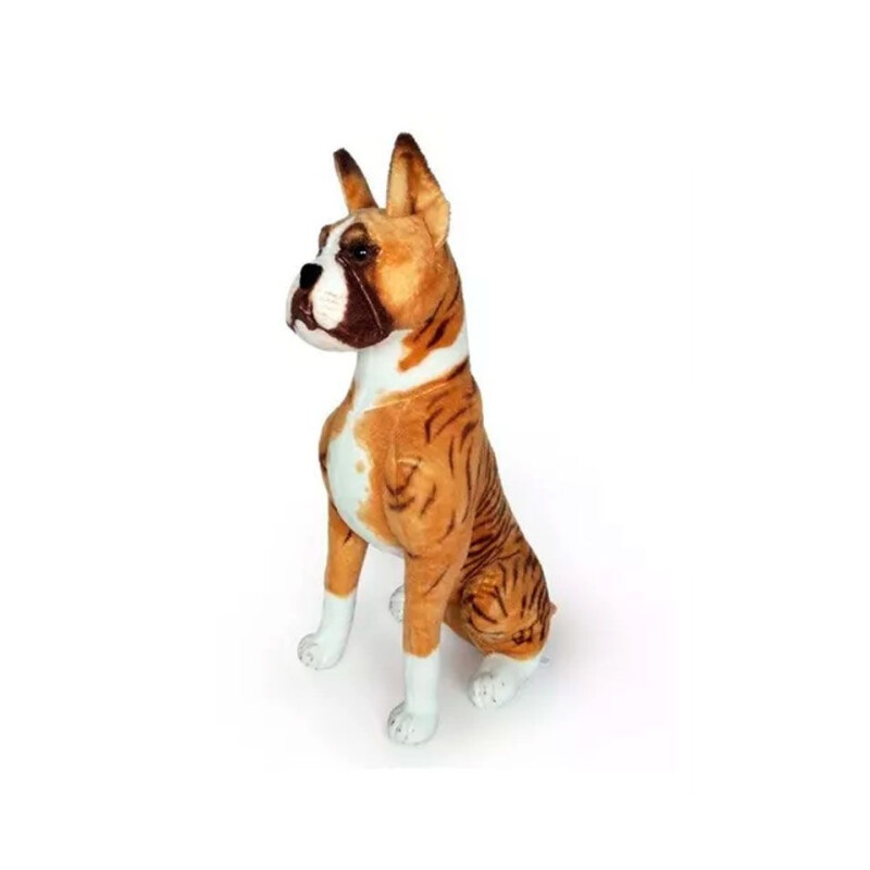 Peluche Perro Bóxer Sentado 64 Cm Animales Realistas Numi Peluche Perro Bóxer Sentado 64 Cm Animales Realistas Numi