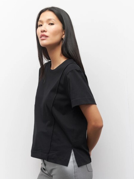T-SHIRT D.CASSIN PADELLA NEGRO