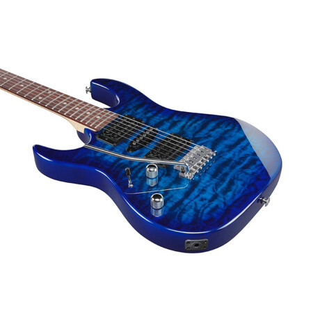 Guitarra Eléctrica Ibanez Grz70qal Transparent Blue Burst Para Zurdo Guitarra Eléctrica Ibanez Grz70qal Transparent Blue Burst Para Zurdo