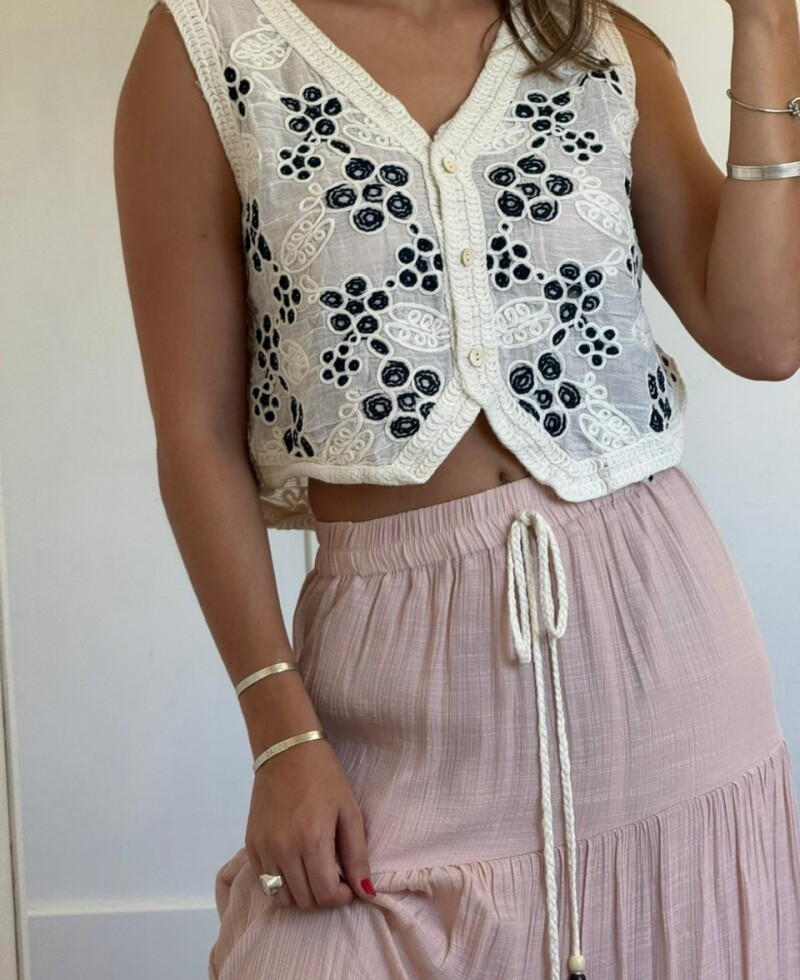 Chaleco Amelia negro