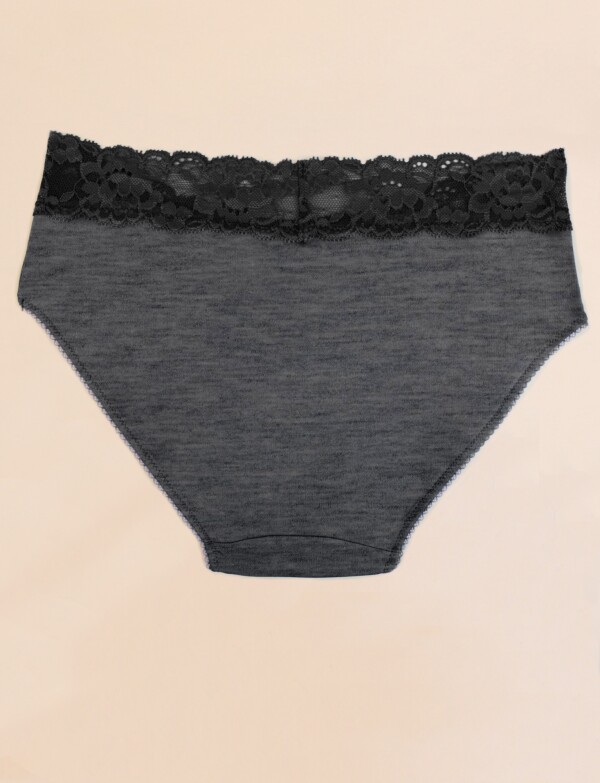 Panty Encaje GRIS