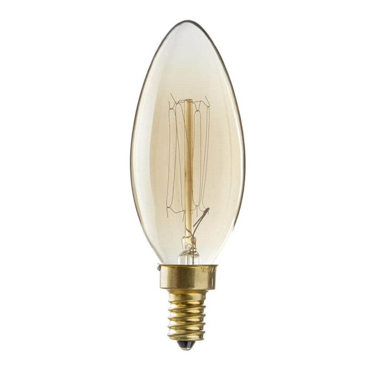 Lámpara Edison Vela E14 25W Ultra calida 