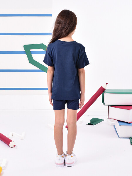 REMERA BASICA MANGA CORTA AZUL