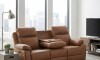Sillón Recliner Apollo - 3 Cuerpos Marrón Marrón