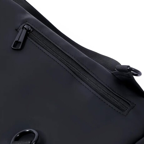 Bolso Morral Antirrobo Impermeable con Candado TSA Indra Negro
