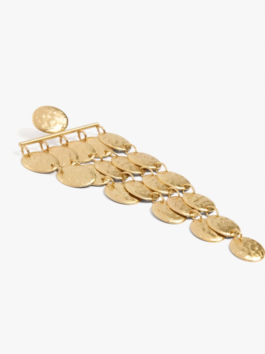 Pendientes Largos Con Degradé dorado