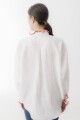 PRE VENTA Camisa Ota Linen Crochet Blanco