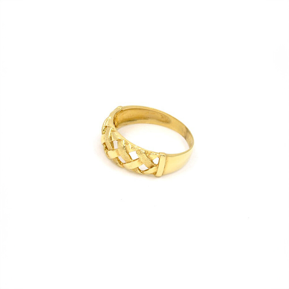 Anillo En Oro18K Amarillo Con Detalles En Calado Anillo En Oro18K Amarillo Con Detalles En Calado