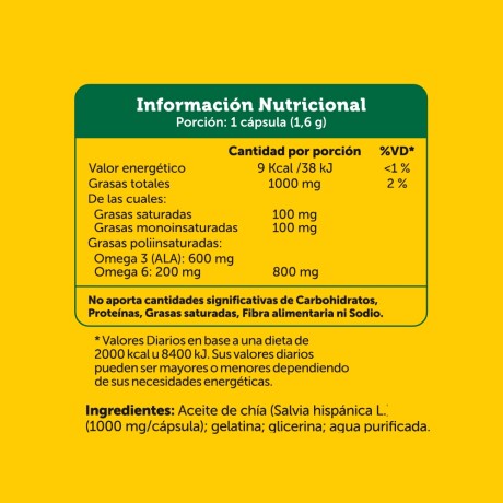 Chia Capsules - Natural Life Chia Capsules - Natural Life