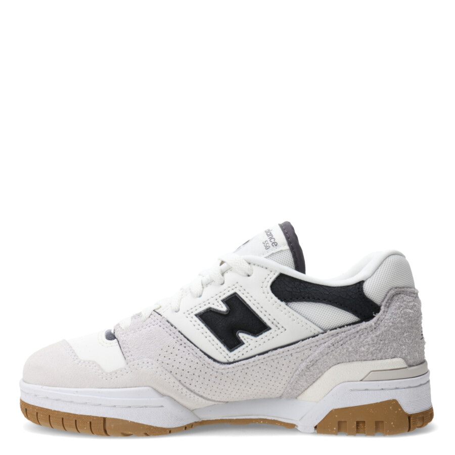 Championes de Mujer New Balance 550 Blanco - Gris - Azul Marino