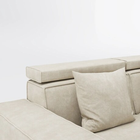SOFA ELECTRICO DATE BEIGE - 3 CUERPOS