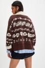SHELBY CARDIGAN Marron