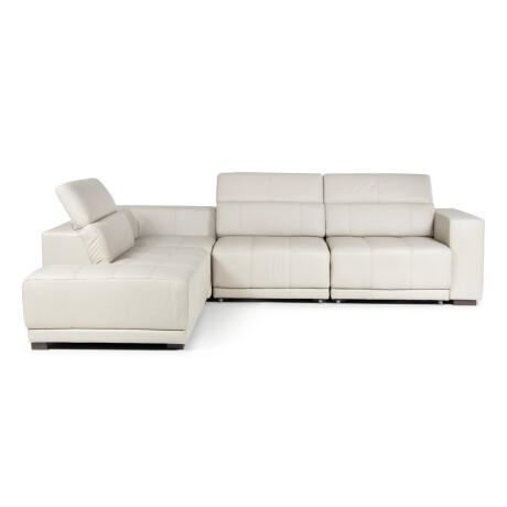 Rinconera Seúl (Retráctil) - Cuero Básico - Chaise izquierdo Arena - (Preventa)