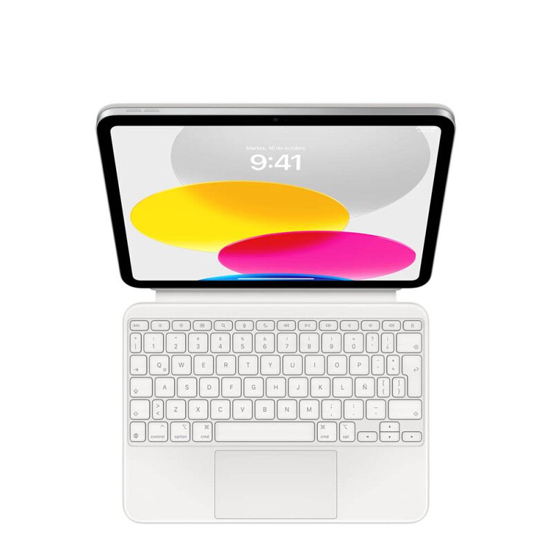 Magic Keyboard Folio Funda teclado y trackpad iPad 10 White SPA Magic Keyboard Folio Funda teclado y trackpad iPad 10 White SPA
