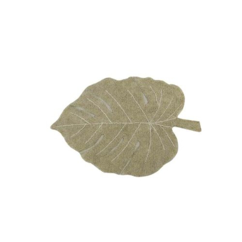 Alfombra lavable -Leaf - Oliva - Lorena Canals Alfombra Lavable -leaf - Oliva - Lorena Canals