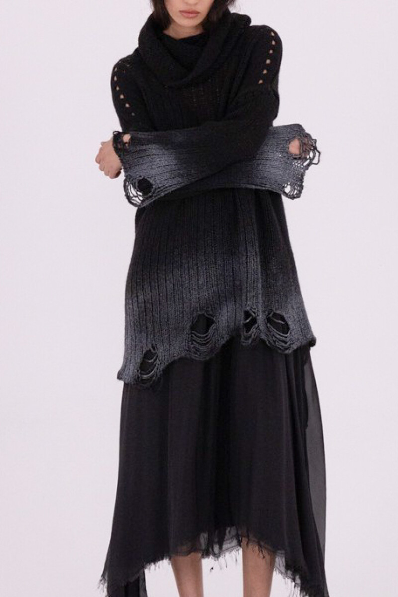 SWEATER TEJIDO Negro