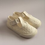 Guillermina De Lona Canvas Toddler Broderie Del 22 Al 26 Broderie Crudo