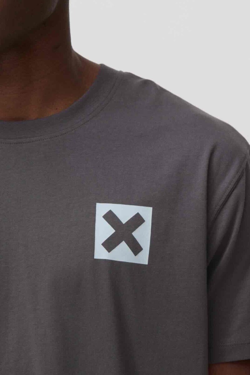 Remera Nature Blue Banana Anthracite
