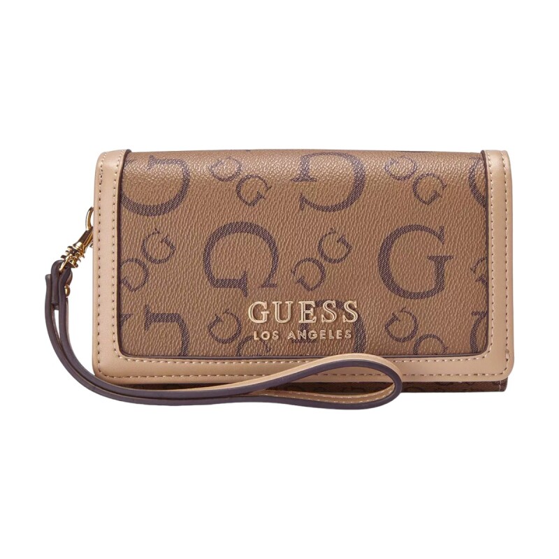 BILLETERA GUESS OAK PARK SLG JG823842 Marrónuniforme