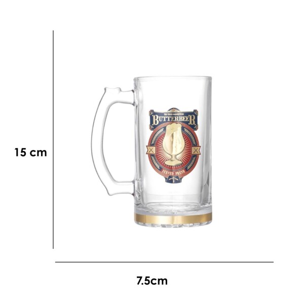 Jarra cerveza Hogwarts diseño 2